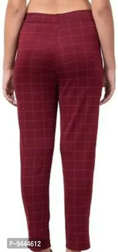 4M Sales Women's Checkered Cotton Ankle Length Jegging | Multicolor | Pack of 3-thumb3