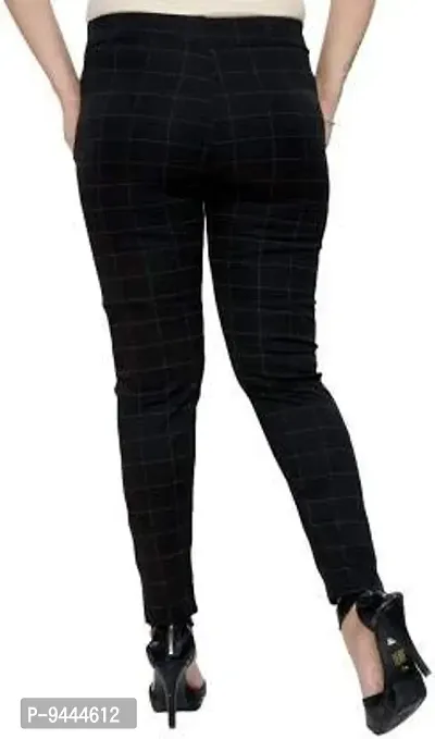 4M Sales Women's Checkered Cotton Ankle Length Jegging | Multicolor | Pack of 3-thumb5