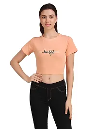 4M Sales Women's Printed Crop Top T-Shirt Cotton Combo Pack of 4-thumb3