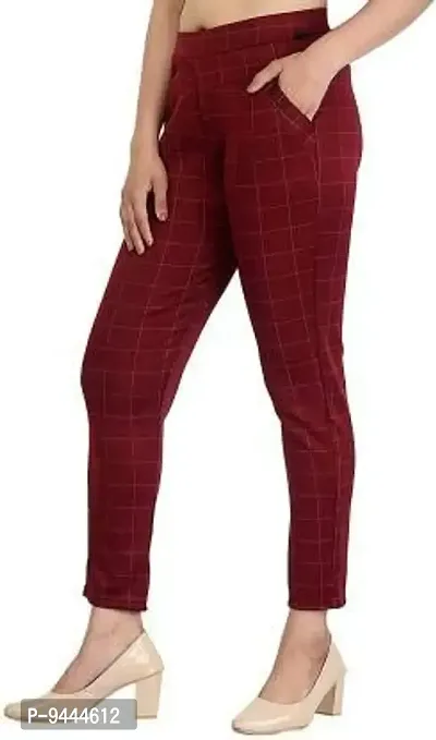 4M Sales Women's Checkered Cotton Ankle Length Jegging | Multicolor | Pack of 3-thumb4