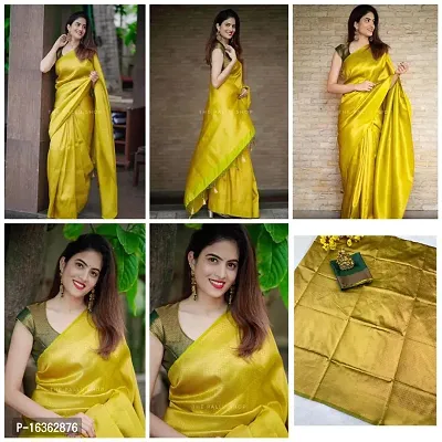 Stylish Fancy Banarasi Silk Saree With Blouse Piece For Women-thumb4