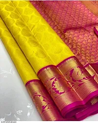 Classic Cotton Silk Saree With Blouse Piece For Women-thumb2