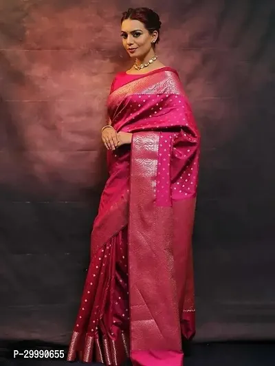 Ethnic Motifs Woven Design Zari Saree-thumb2