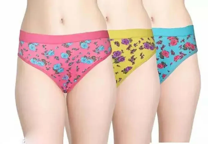 Stylish Fancy Panty For Women Pack Of 3