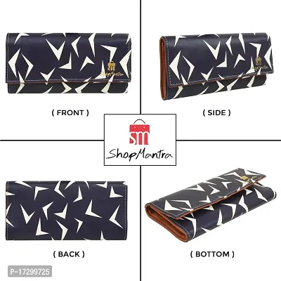 ShopMantra Artificial Leather Printed Clutch Wallet for Women-thumb4