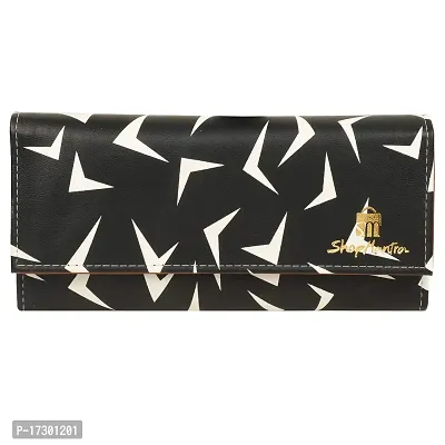 ShopMantra Artificial Leather Printed Clutch Wallet for Women