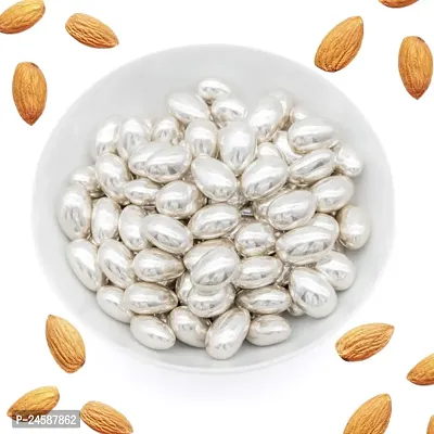 FOODNUTRA Premium Silver Coated Chocolate Flavoured Almond (250g)