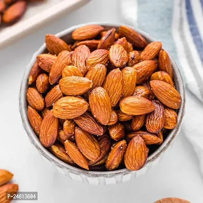 FOODNUTRA 100% Premium Roasted Californian Almonds 500g-thumb0