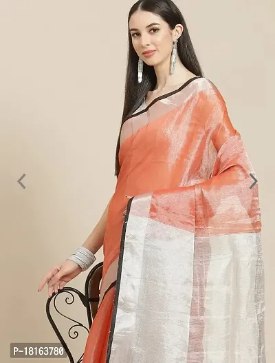 SURYADHARA linen weaved saree with jhalar - D.N - 528-thumb0