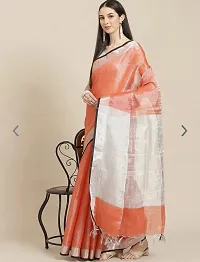 SURYADHARA linen weaved saree with jhalar - D.N - 528-thumb1