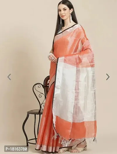 SURYADHARA linen weaved saree with jhalar - D.N - 528-thumb2