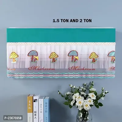 Air Conditioning Dust Cover Embroidery Designer And Raning Mood Ac Cover For Indoor Split Ac 1.5 And 2.0 Ton (97 X 31 X 21 .5Cm )