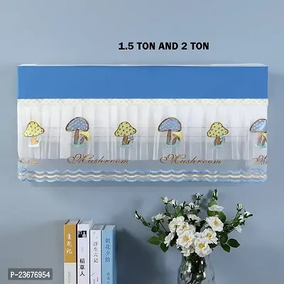Air Conditioning Dust Cover Embroidery Designer And Raning Mood Ac Cover For Indoor Split Ac 1.5 And 2.0 Ton (97 X 31 X 21 .5Cm )