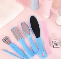 Pedicure Tools Kit 8 in 1, Foot Scrubber Set Foot File Callus Remover Prevent Dead Skin Foot Skin Care Tool Set-thumb2