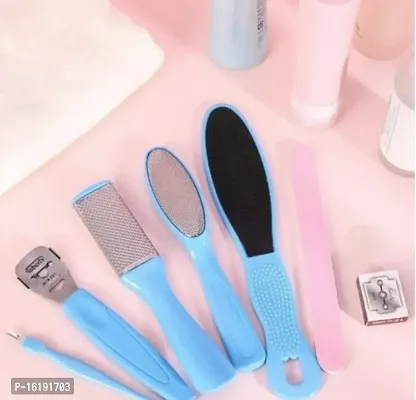 Pedicure Tools Kit 8 in 1, Foot Scrubber Set Foot File Callus Remover Prevent Dead Skin Foot Skin Care Tool Set-thumb3