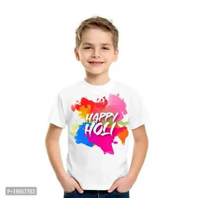 GIFTSBALA Baby  Sons Holi Tshirt for Kids Boys and Girls | Happy Holi Kids Printed Tshirts for Boys and Girls (, Holi99)