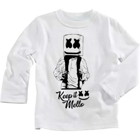 Printmate Boy's & Girl's T-Shirts (pm-rnck-dotnet-tsh-wht-fs4-1618-12-13yr_Grey_34 Inches)