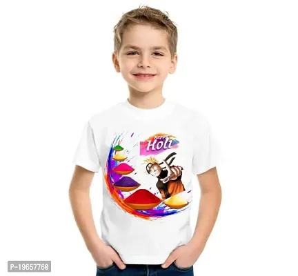 GIFTSBALA Baby  Sons Superhero Print Holi Tshirt for Kids Boys and Girls | Comic Character Holi Tshirts for Boys and Girls