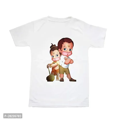 GIFTSBALA Baby Hanuman printed polyester t-shirtfor Boys/Kids Girls (Unisex) by CERIEN