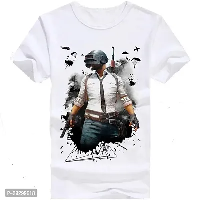 GIFTSBALA The Printpack Mens Regular Fit printed polyester t-shirt  PUBG Print