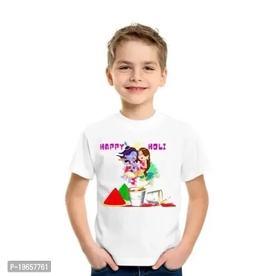 GIFTSBALA Baby  Sons Holi Tshirt for Kids Boys and Girls | Happy Holi Kids Printed Tshirts for Boys and Girls