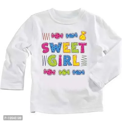 GIFTSBALA  Boys and Girls Sweet Girl Kids Gifting Cotton Round Neck Unisex Full Sleeve T-Shirt Dress02-thumb0