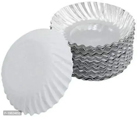 Aluminium Foil Disposal Paper Plates Pack Of 100-thumb0