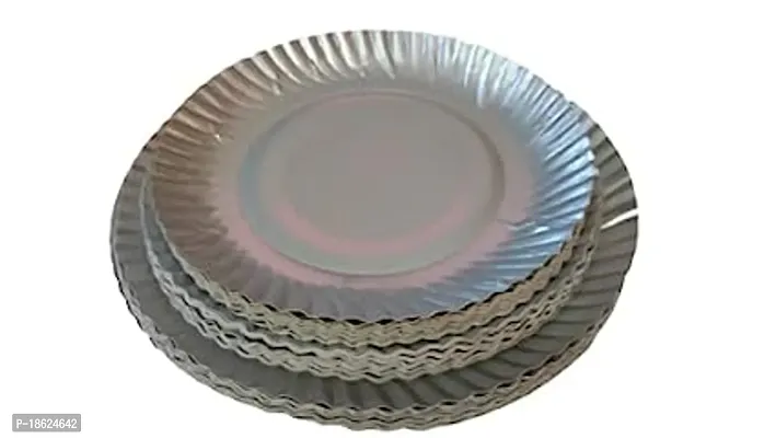 Food Plates For Breakfast Lunch Dinner Party Disposable Pack Of 100-thumb0