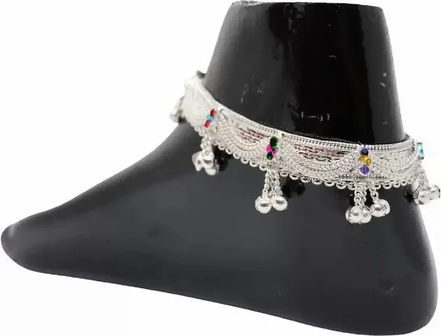 Shimmering Alloy Anklet For Women