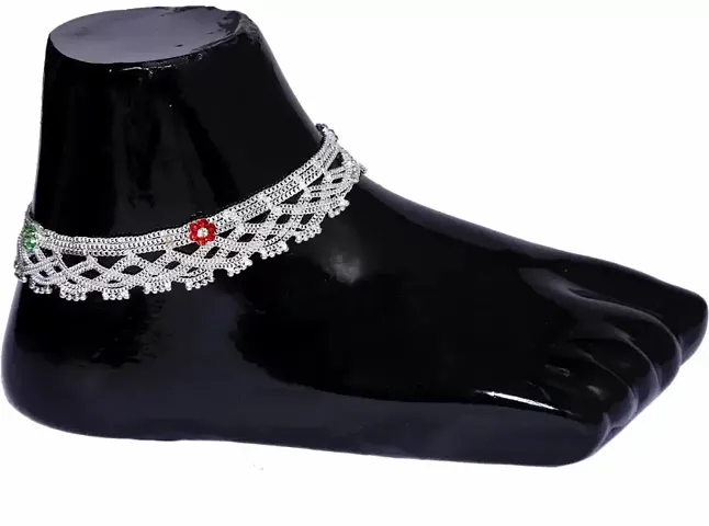 Shimmering Alloy Anklet For Women