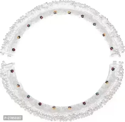 Indian Traditional White Metal Payal Designer Fancy Collection Heavy Payal Silv Silver Anklet-thumb3