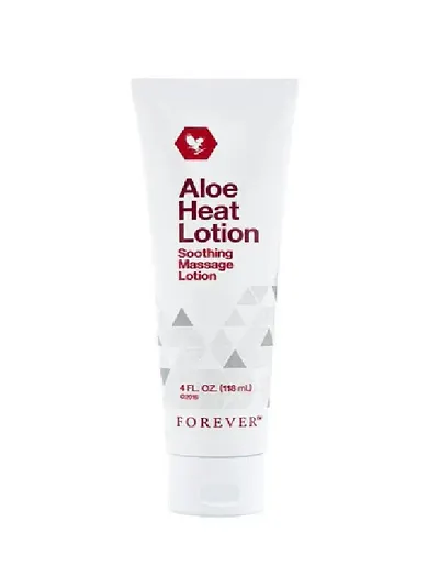 Living Aloe Heat Body Massage Lotion  (118 G)