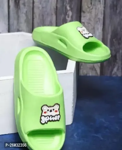 Comfortable Rubber Self Design Sliders For Kids