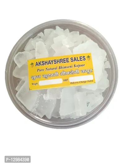 Akshayshree Sales Pure Natural Bhimseni Kapoor (Pack of per Packet 100gm)