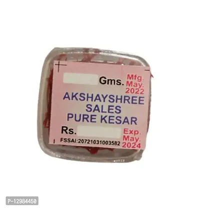 Akshayshree Sales Natural and Original Saffron/Kesar (Pack of 1-0.25 gm)