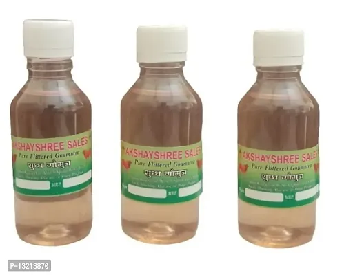 Akshayshree Sales Fresh, Pure, Natural  Desi Cow Urine for Pooja {100ml} [Pack of 3]