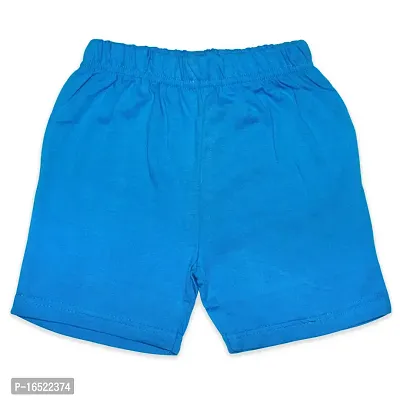 Fabulous Blue Cotton Printed T-Shirts with Shorts For Boys-thumb3