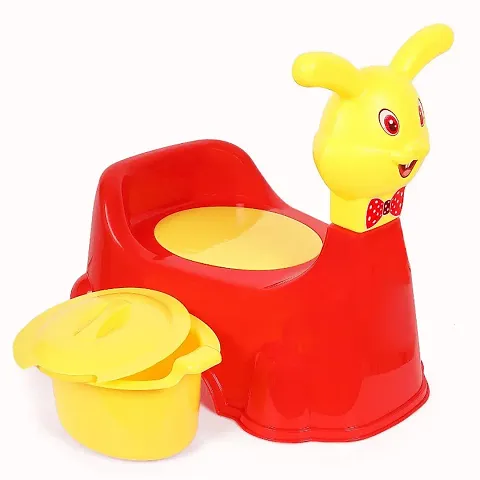 Infant Potty Toilet Chair with Removable Tray Rabbit Baby Potty Training Seat- Chair for Kids