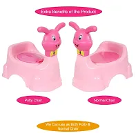 Infant Potty Toilet Chair with Removable Tray Rabbit Baby Potty Training Seat- Chair for Kids-thumb1