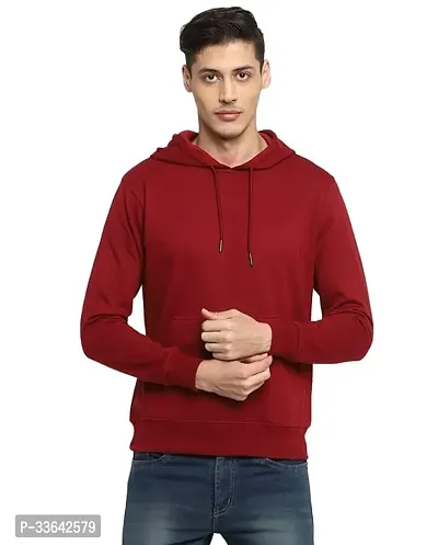 Comfortable Maroon Hoodies For Women-thumb0