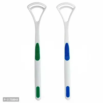 Topinon Tongue Cleaner with Silica Handle for Oral Hygiene(set of 2)-thumb3