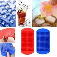 Topinon Mini Silicone Ice Cube Trays, 160 Grids Food Grade Small Ice Trays (3 Pcs- Multi Color)-thumb4