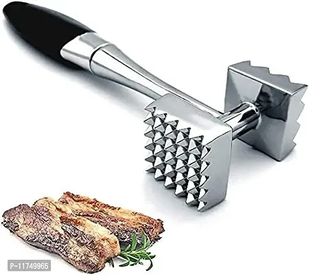 Topinon Meat Tenderizer, Dual-Sided Nails Meat Mallet, Meat Hammer 8.8 inches Meat Tenderizer Tool1- pc-thumb2