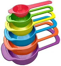 Topinon Multi-Purpose Measuring Spoon and Cup Set, 6-Pieces (Multicolour, Pack of 1)-thumb4