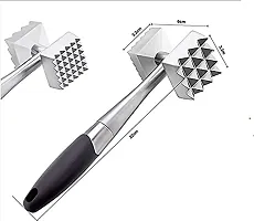 Topinon Meat Tenderizer, Dual-Sided Nails Meat Mallet, Meat Hammer 8.8 inches Meat Tenderizer Tool1- pc-thumb2