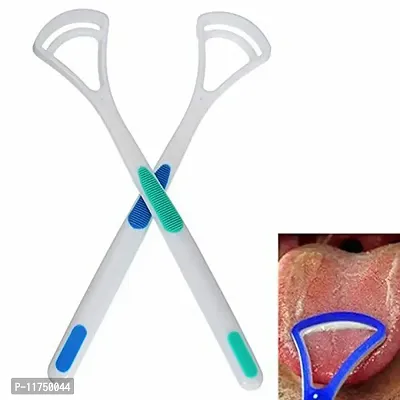 Topinon Tongue Cleaner with Silica Handle for Oral Hygiene(set of 2)-thumb4