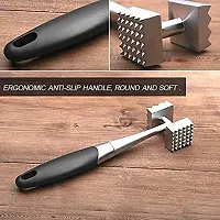 Topinon Meat Tenderizer, Dual-Sided Nails Meat Mallet, Meat Hammer 8.8 inches Meat Tenderizer Tool1- pc-thumb3