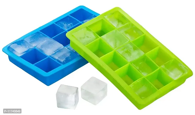 Topinon 1 Pcs Silicone 15 Cavities Ice Tray (Multicolor- 15 Cavity)-thumb2