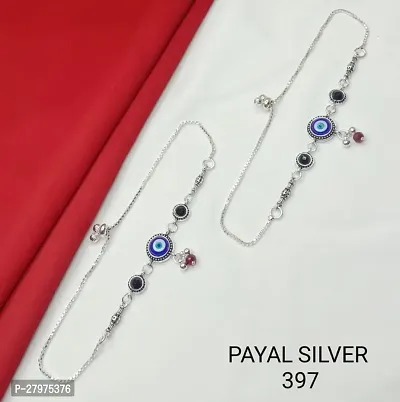 FANCY SILVER PAYAL ANKLET