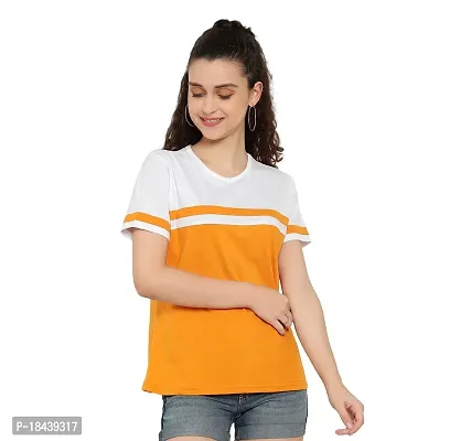 Stylish Fancy Cotton T-Shirts For Women-thumb0